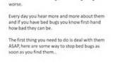 How To Deal With Bed Bugs photos
